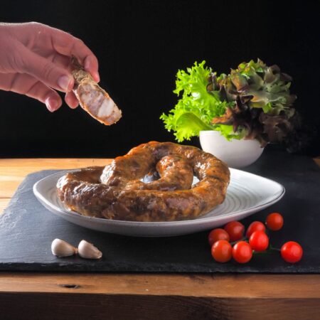 Baked pork sausage