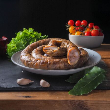 Baked chicken sausage